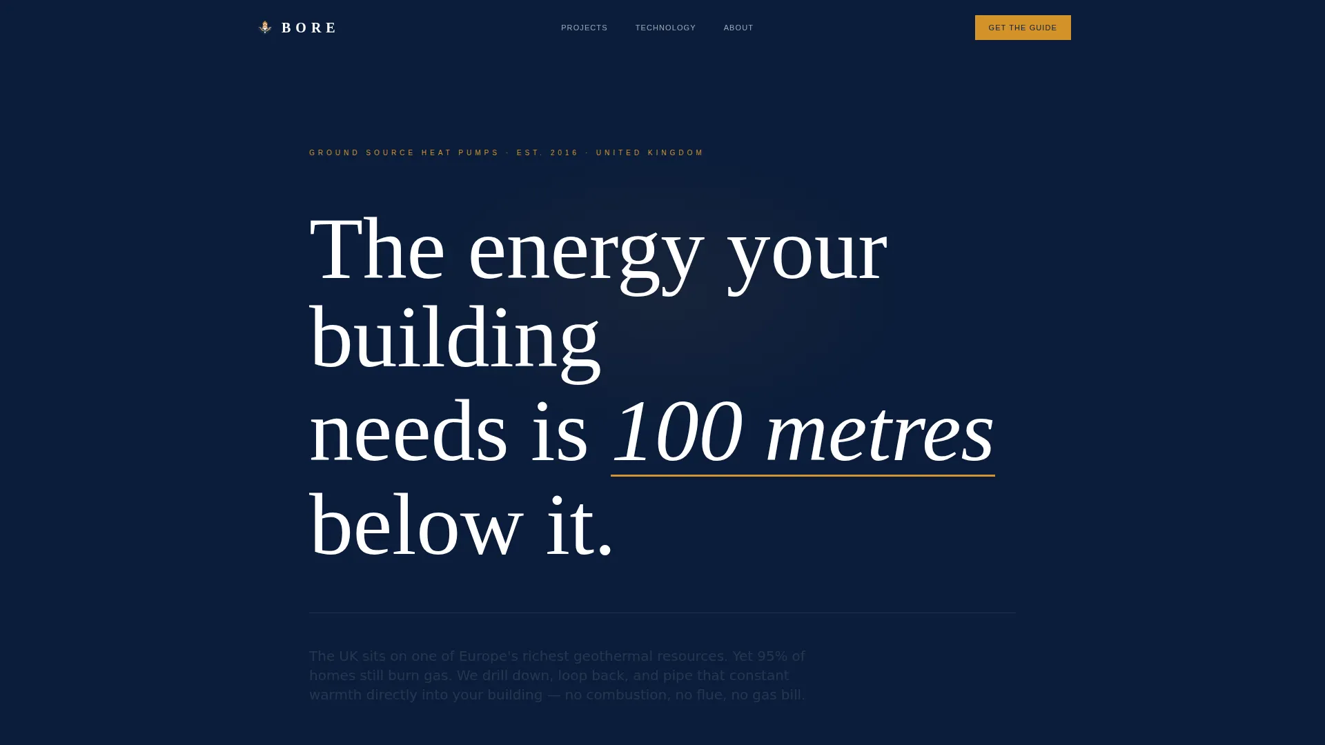 Geothermal Installer Business Booking Website Template