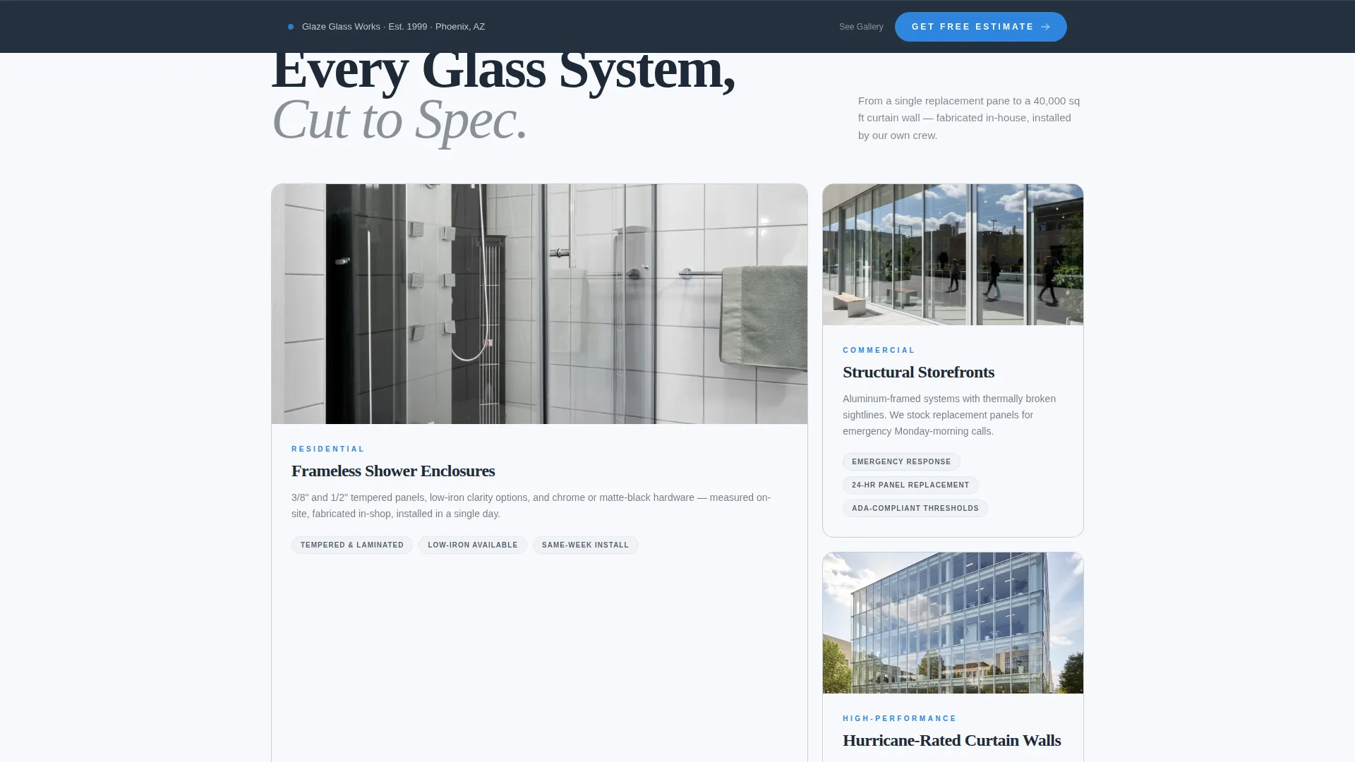Glazier Blog Website Template