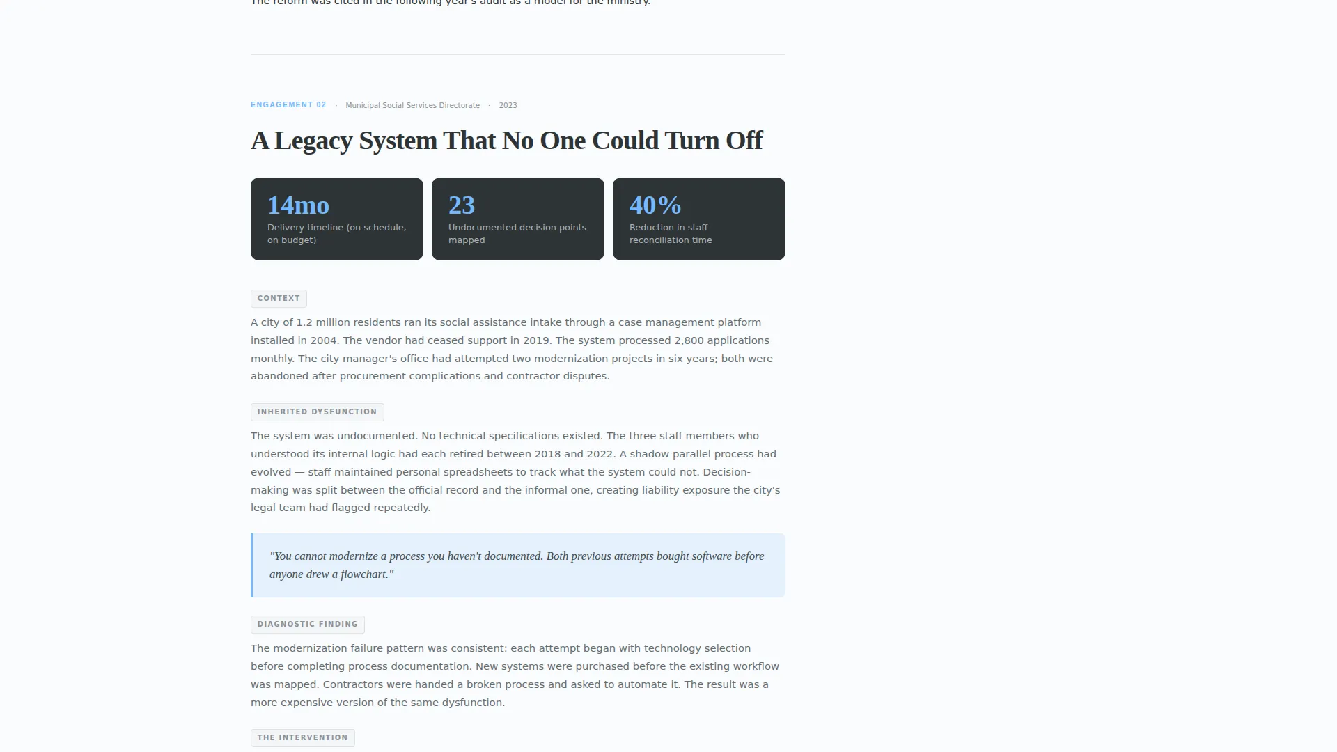 Government Consulting Landing Page Template