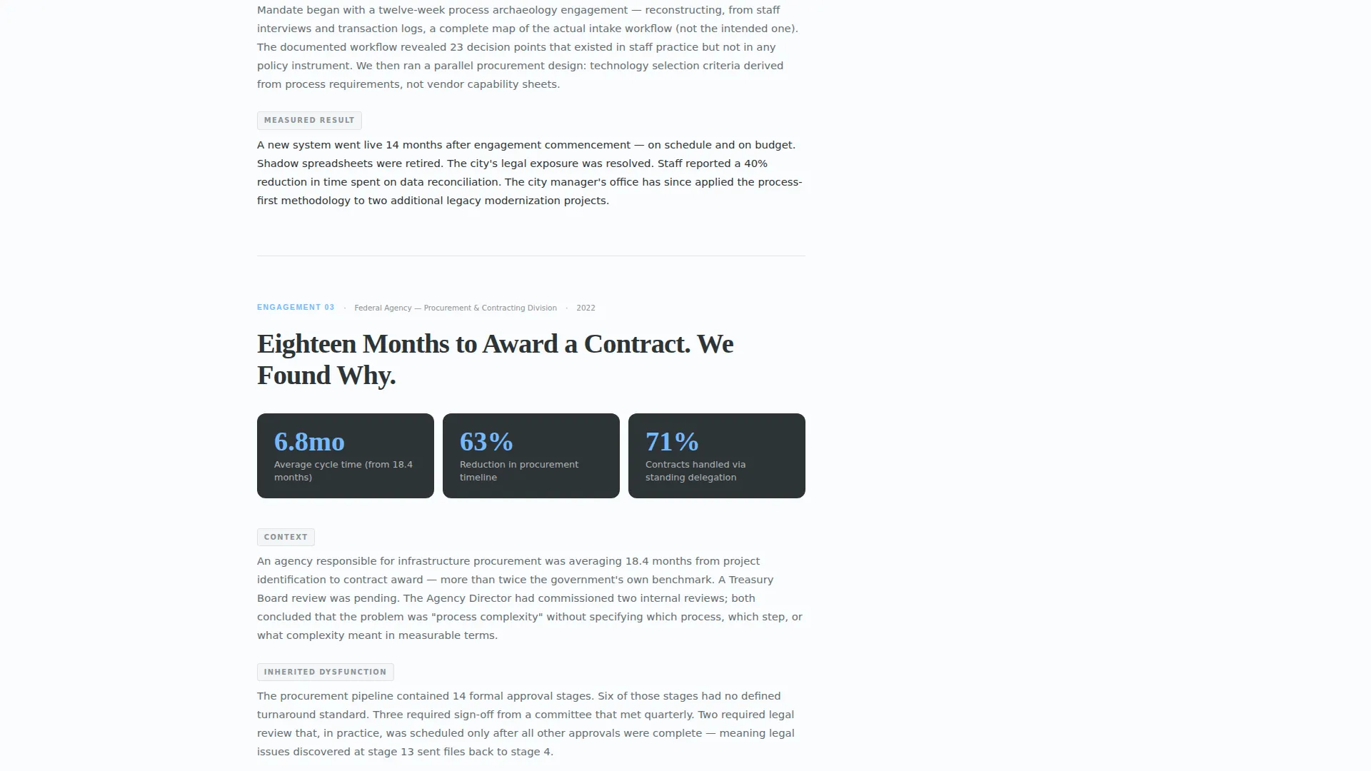 Government Consulting Landing Page Template