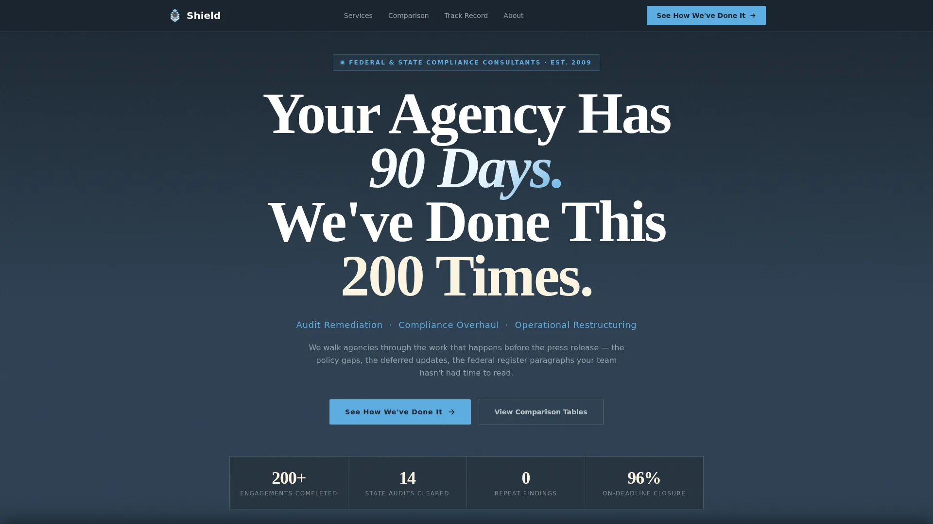 Government Consulting Landing Page Template