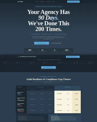 Government Consulting Landing Page Template