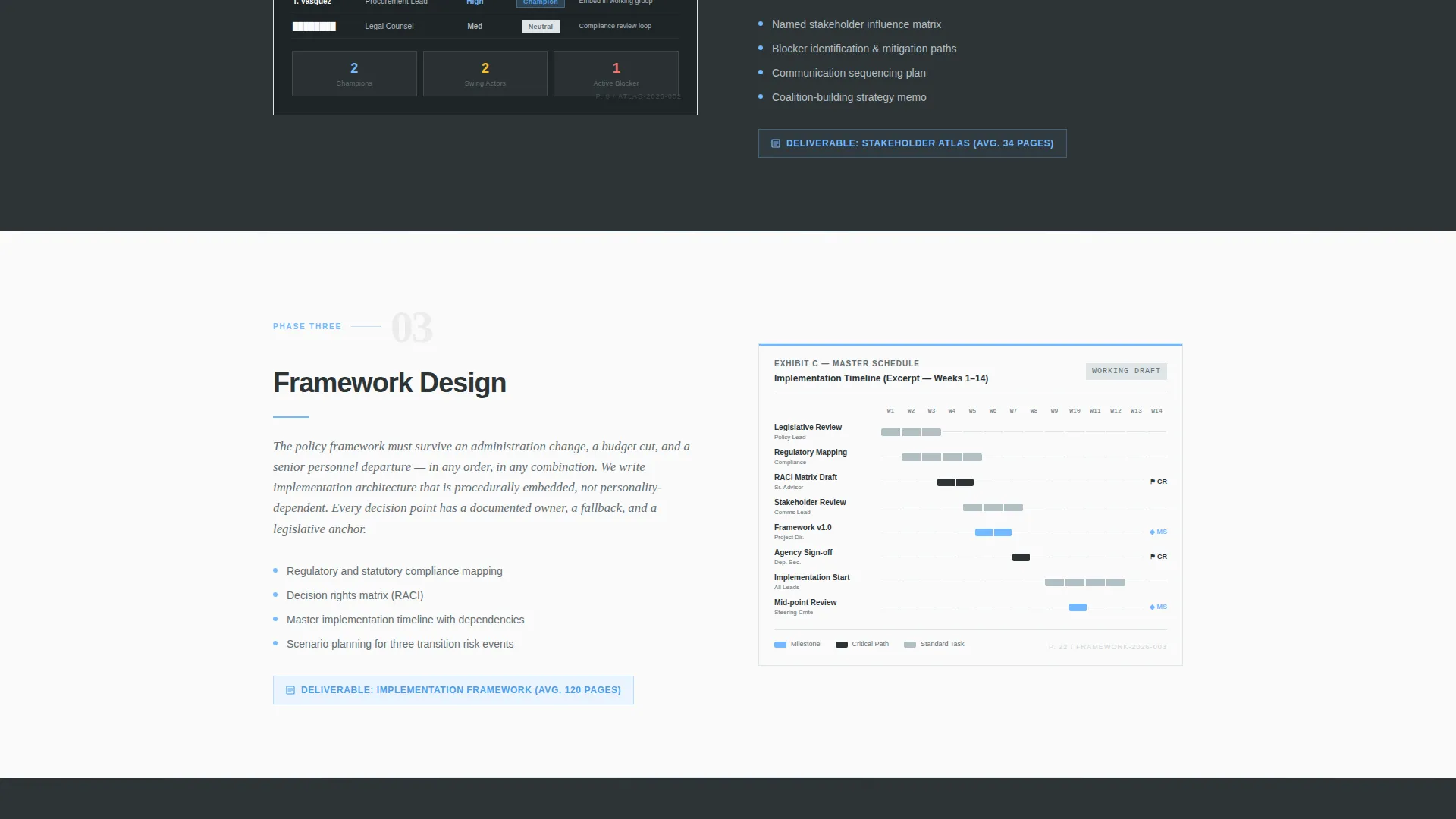 Government Consulting Landing Page Template