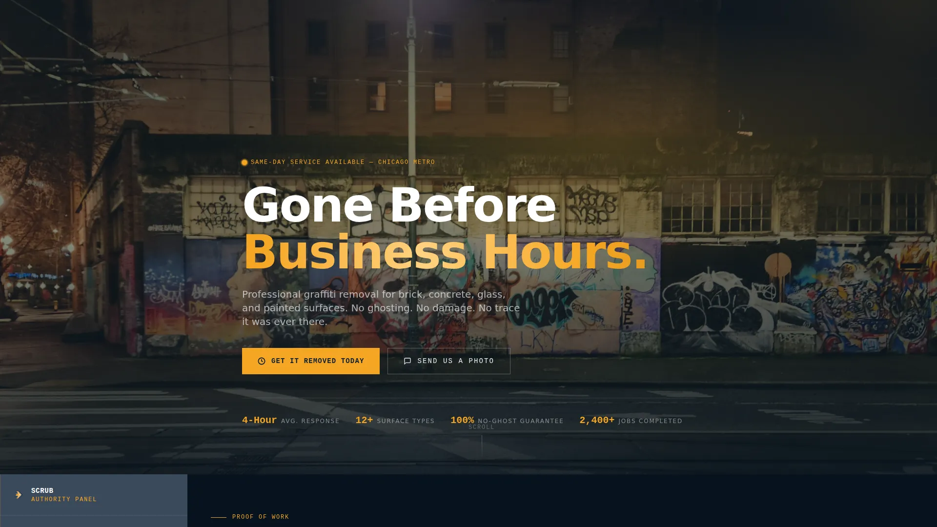 Specialist Specialty Cleaning Professional Website Template