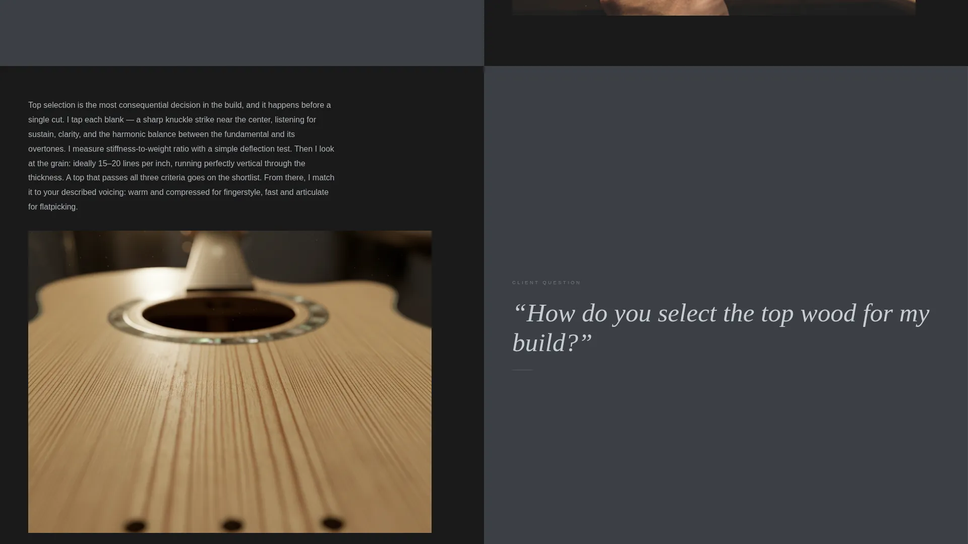 Custom Guitar Builder Landing Page Template