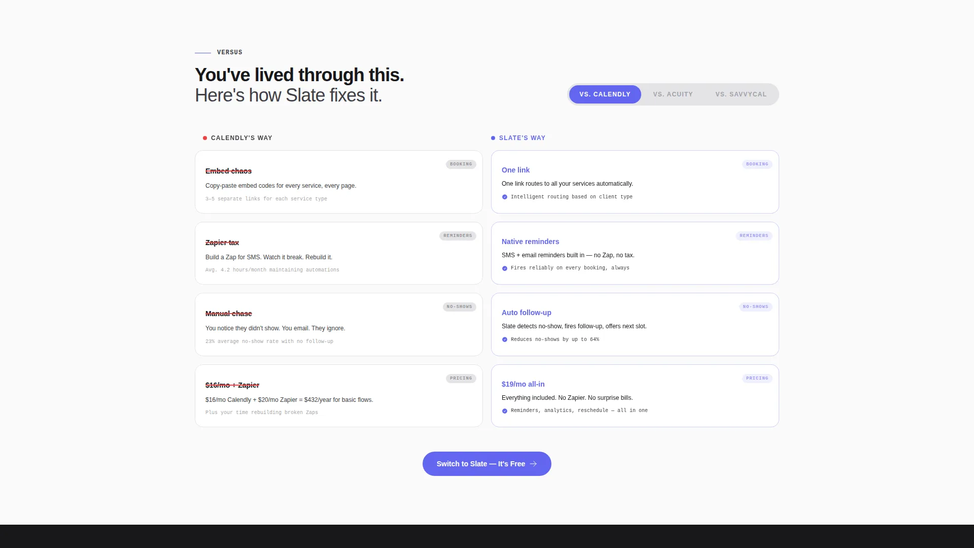 Appointment Scheduling SaaS Landing Page Template