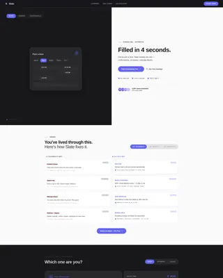 Appointment Scheduling SaaS Landing Page Template