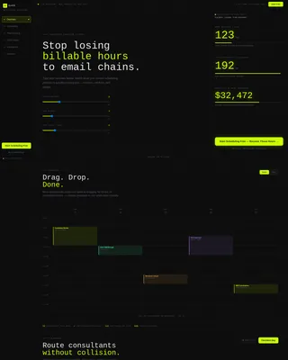 Architecture Scheduling Landing Page Template