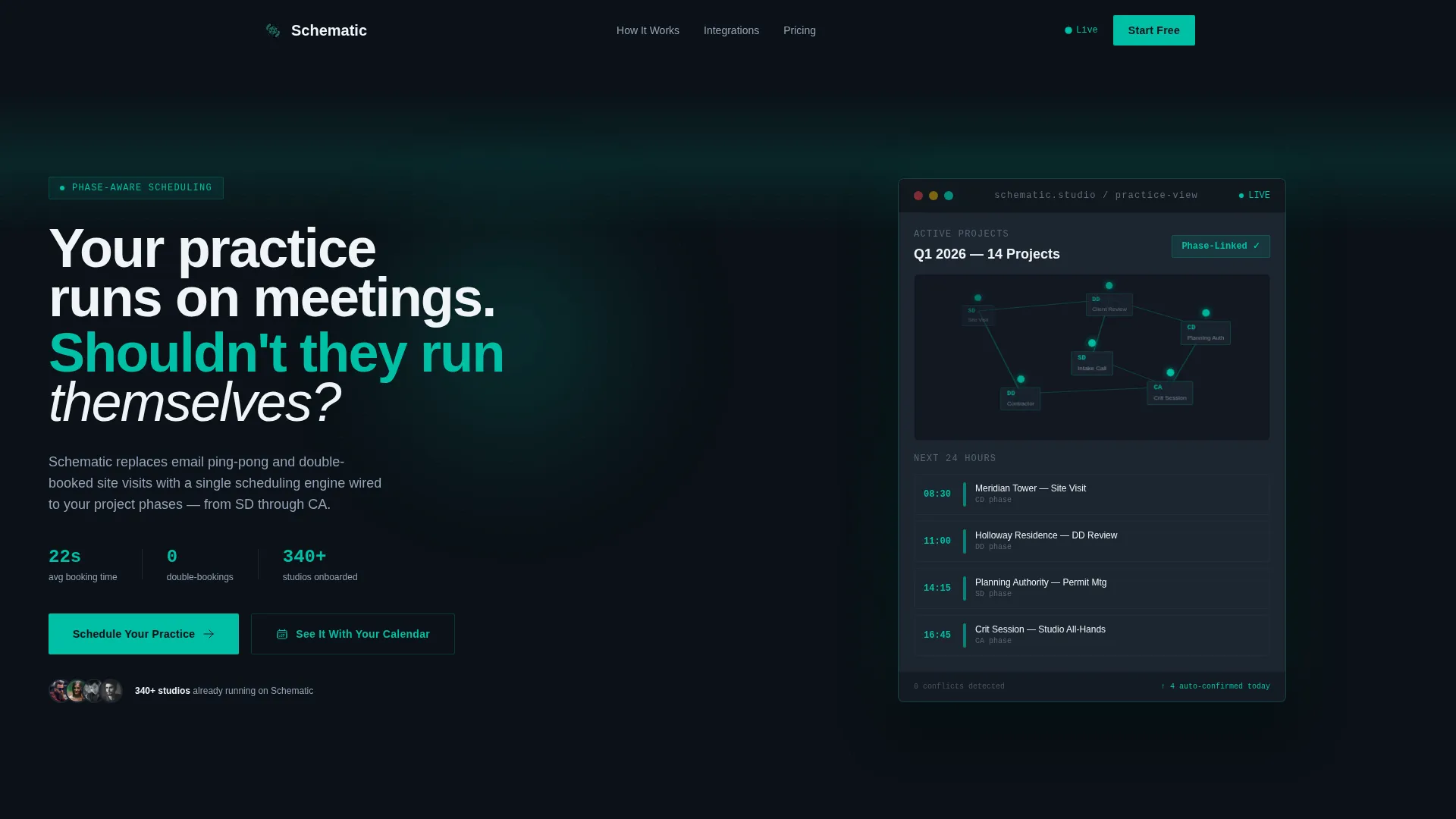 Architecture Firm Software Appointment Booking Website Template