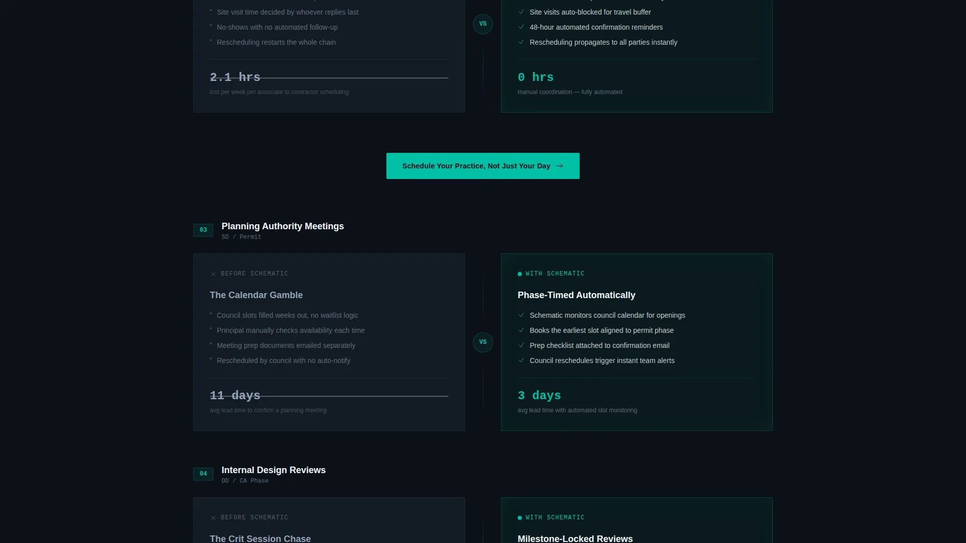 Architecture Firm Software Appointment Booking Website Template