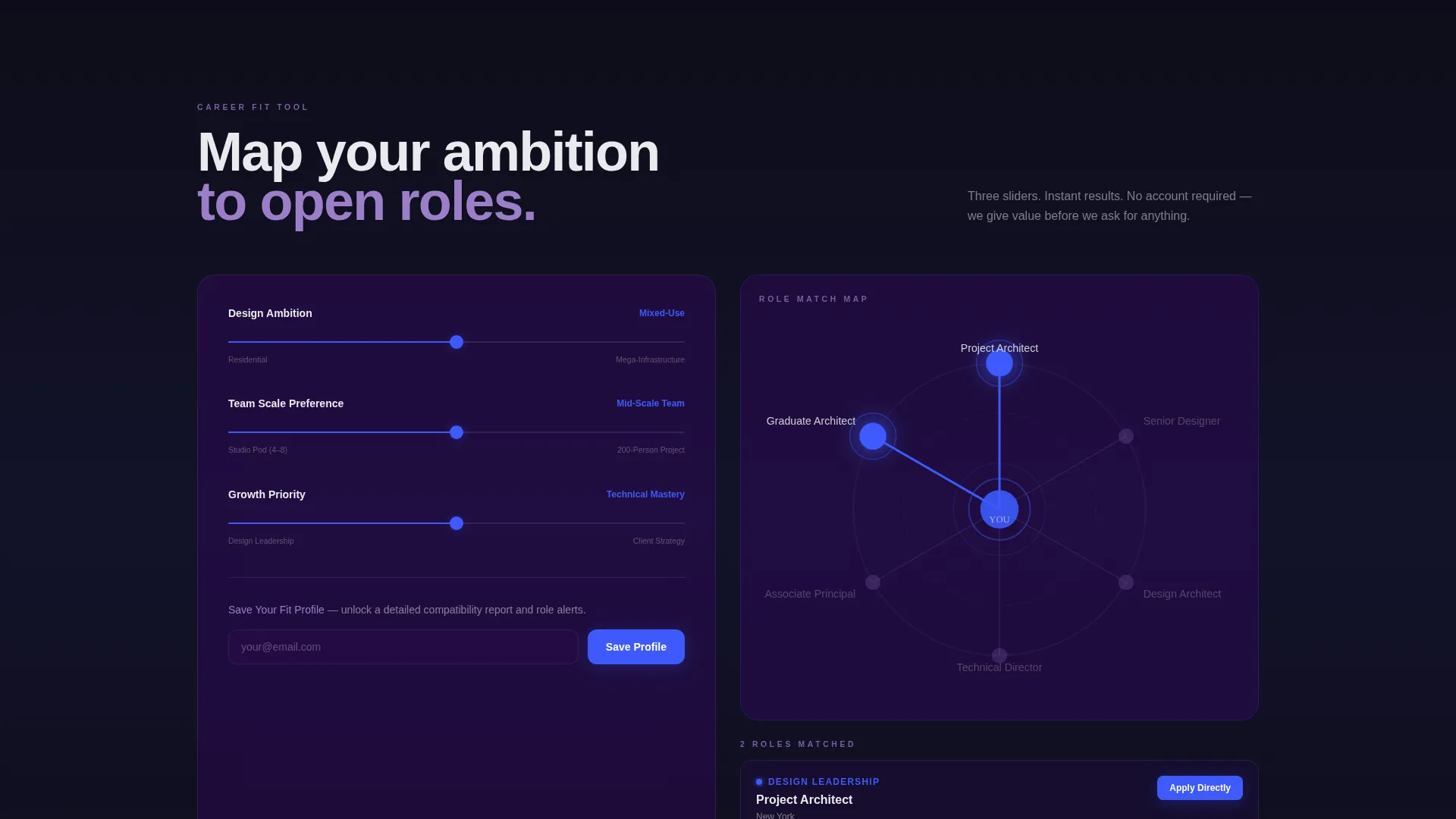 Architecture Firm Careers Landing Page Template