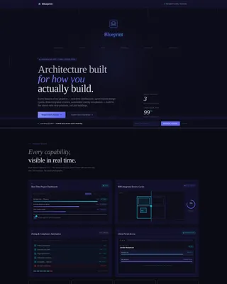 Agile Architecture Firm Coming Soon Landing Page