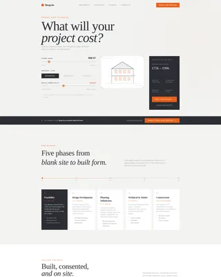 Architecture Firm Booking Website Template