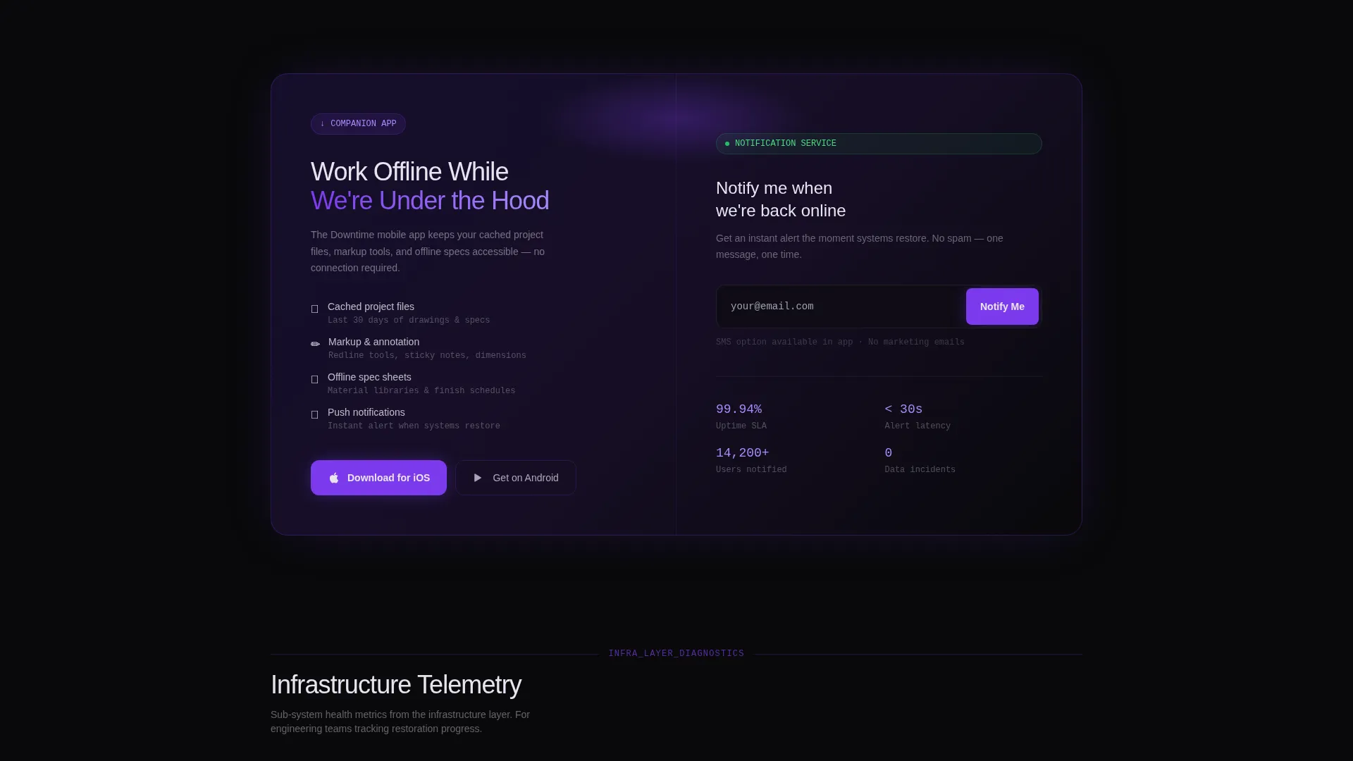 Authoritative Architecture Landing Page Template