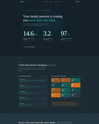 Architecture Firm Client Intake Landing Page Template