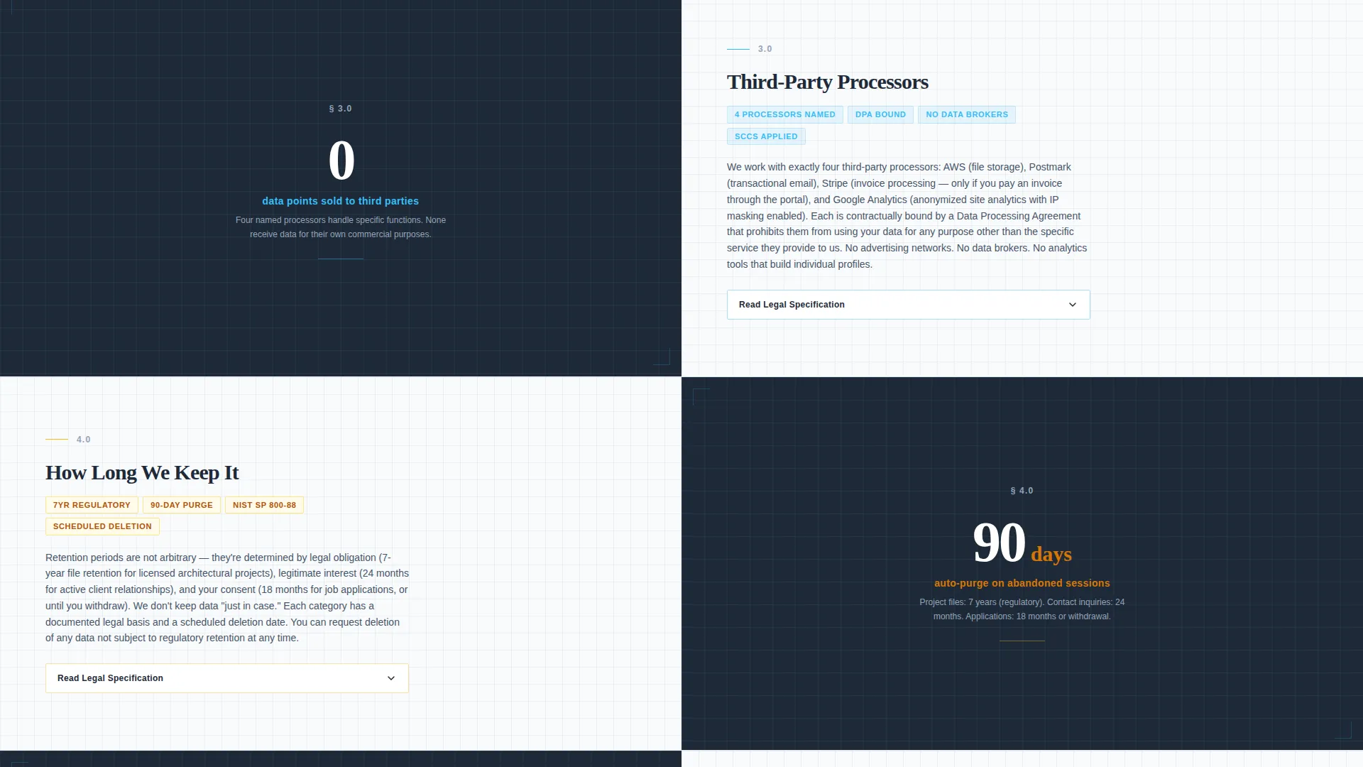 Architecture Firm Cost Calculator Website Template