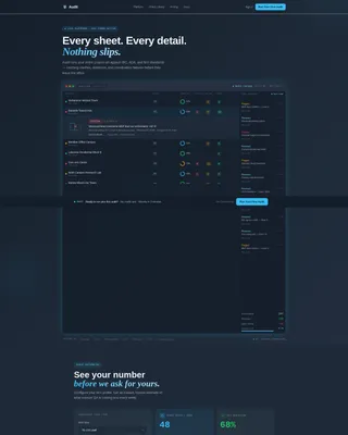 Architecture Firm Quality Management Landing Page
