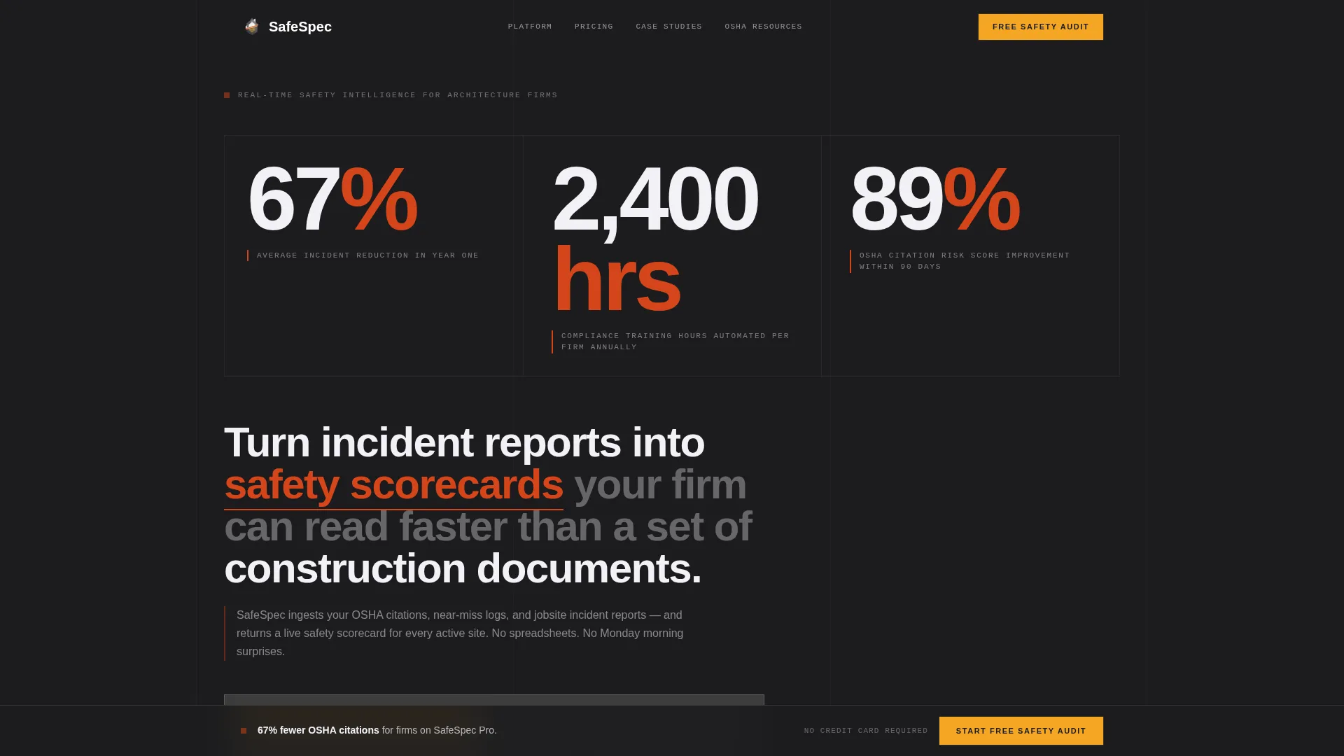Architecture Firm Software Pricing & Packages Website Template
