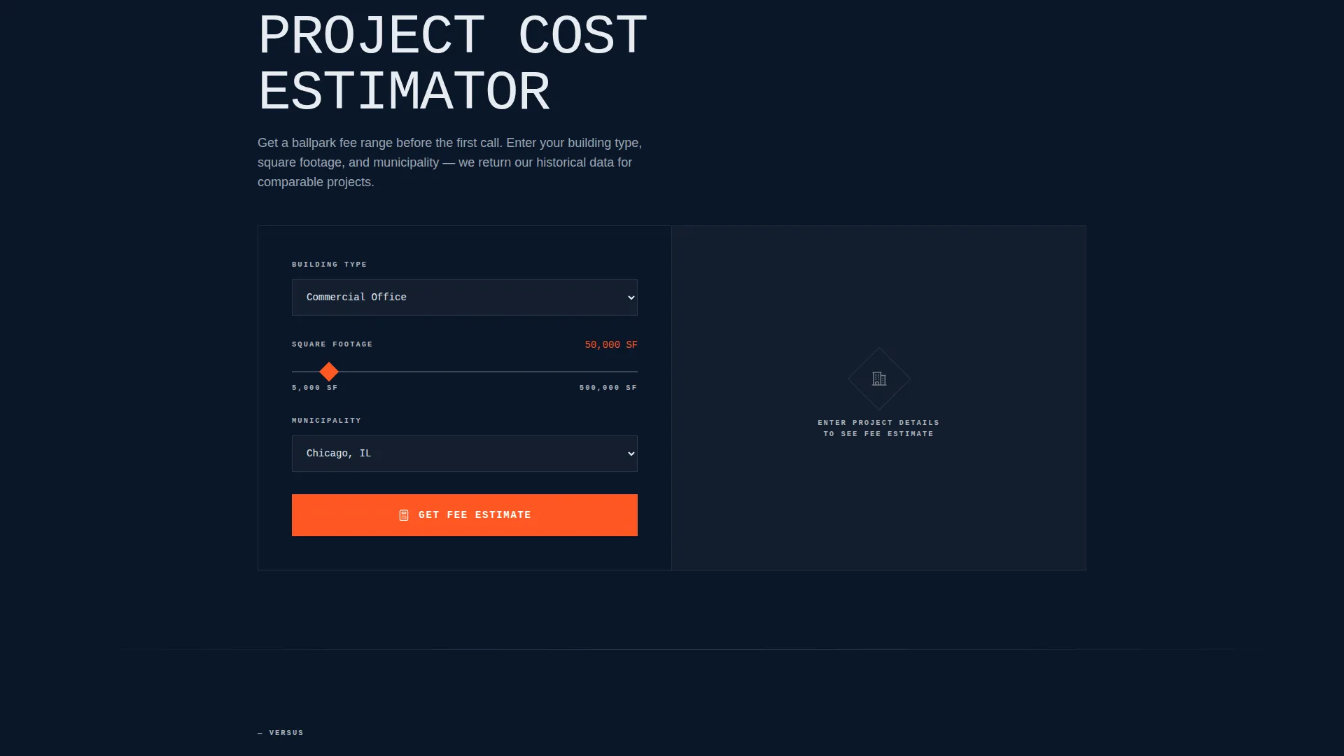 Brutalist Architecture Firm Landing Page Template