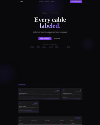 Architecture Firm Subscription Management Landing Page