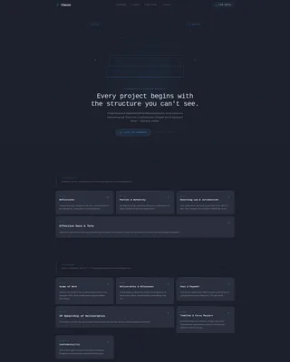 Architecture Firm Terms of Service Landing Page