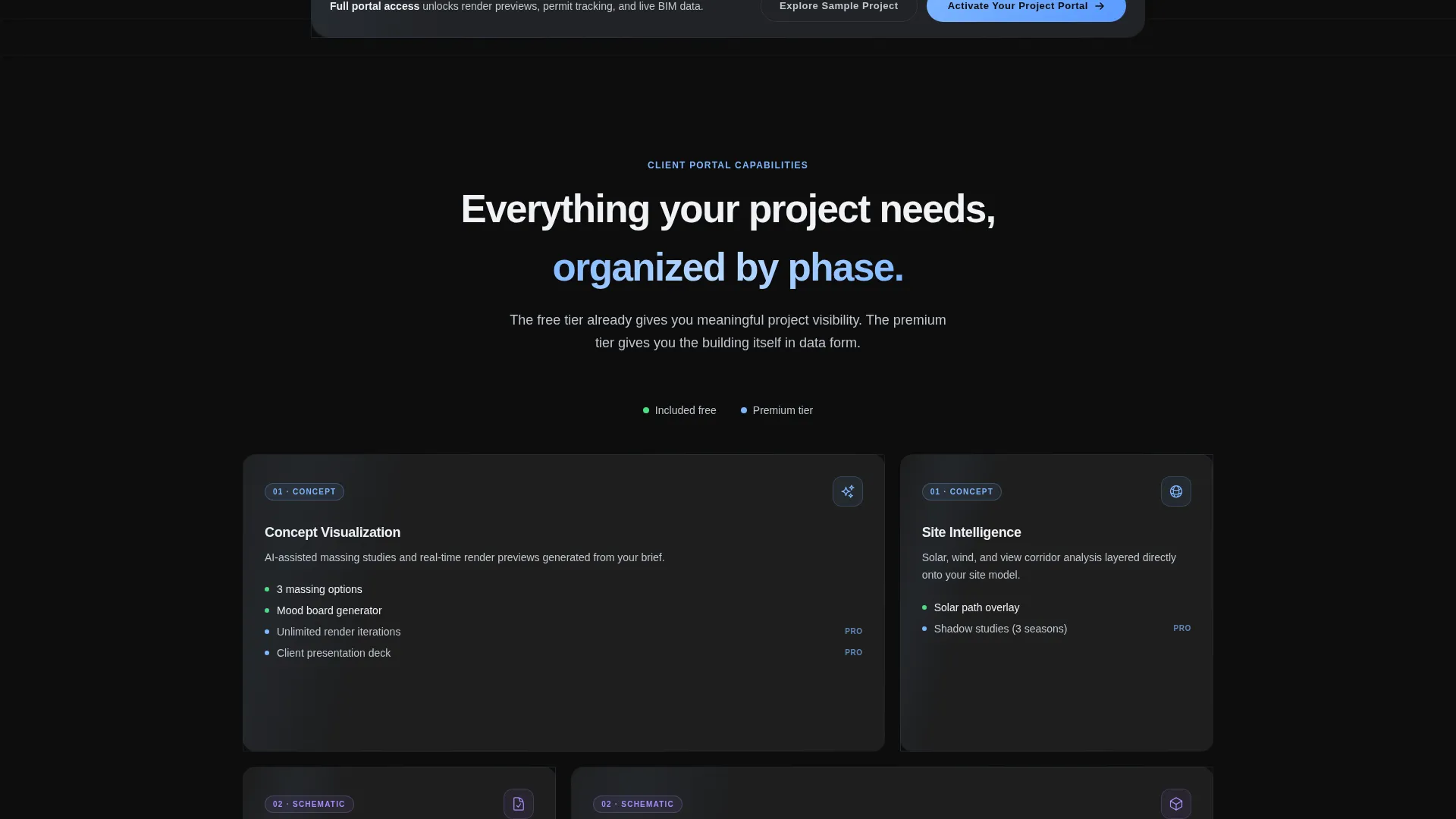Glassmorphic Architecture Firm Thank You Landing Page