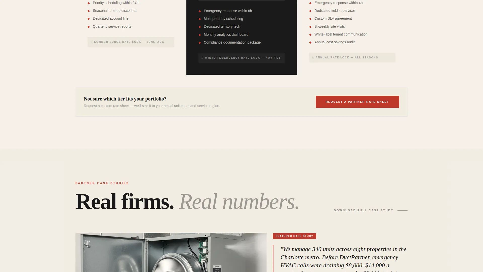 HVAC Contractor Marketing Reviews Website Template
