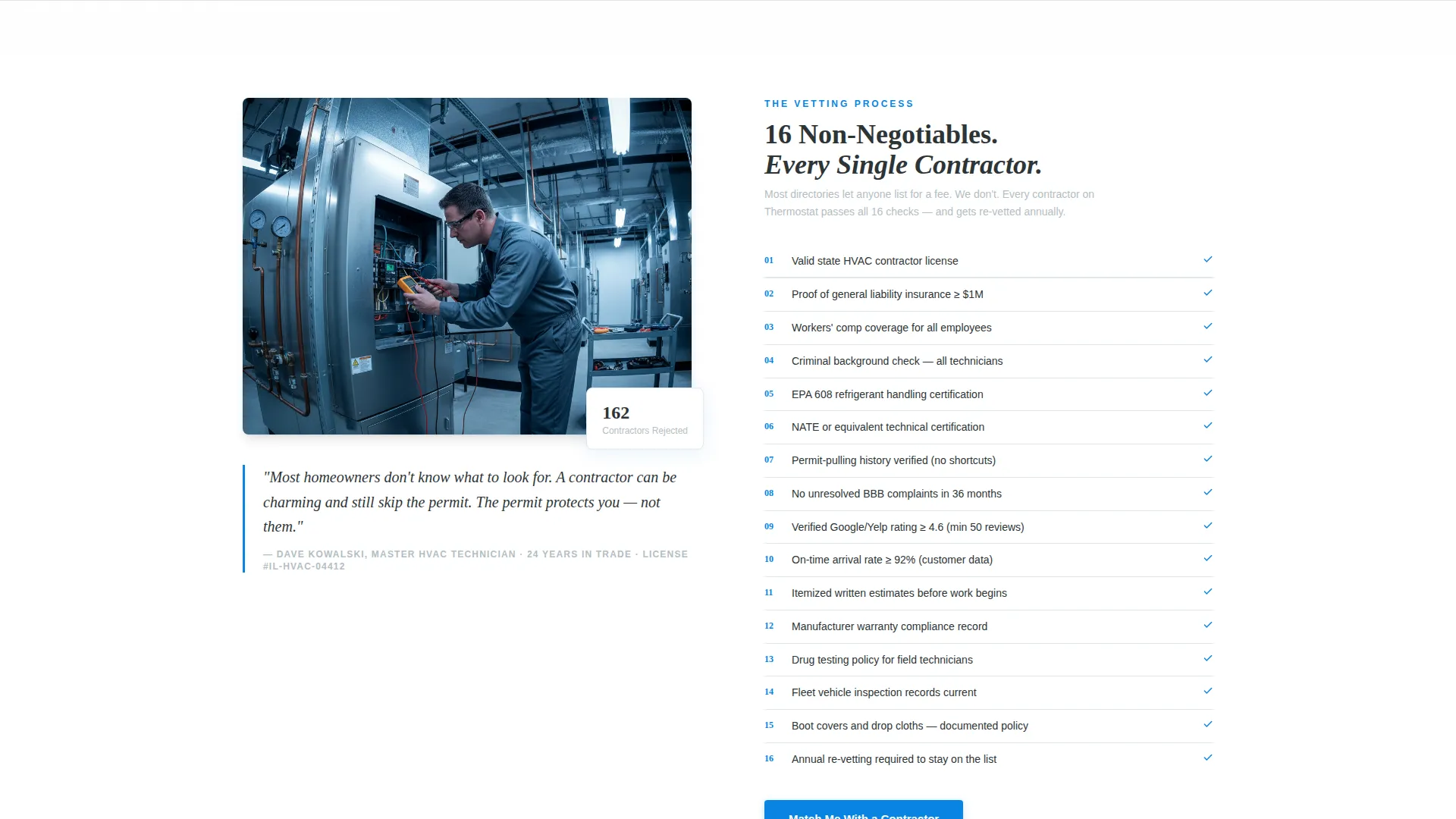 HVAC Contractor Referral Landing Page Template