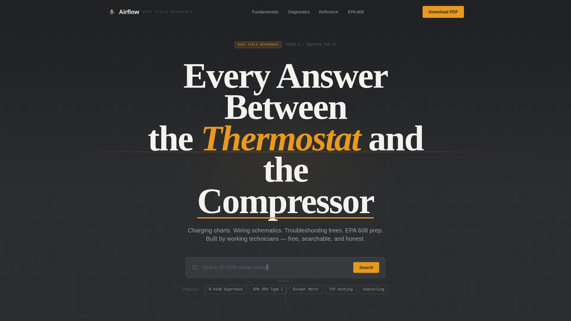 HVAC Technician FAQ Website Template