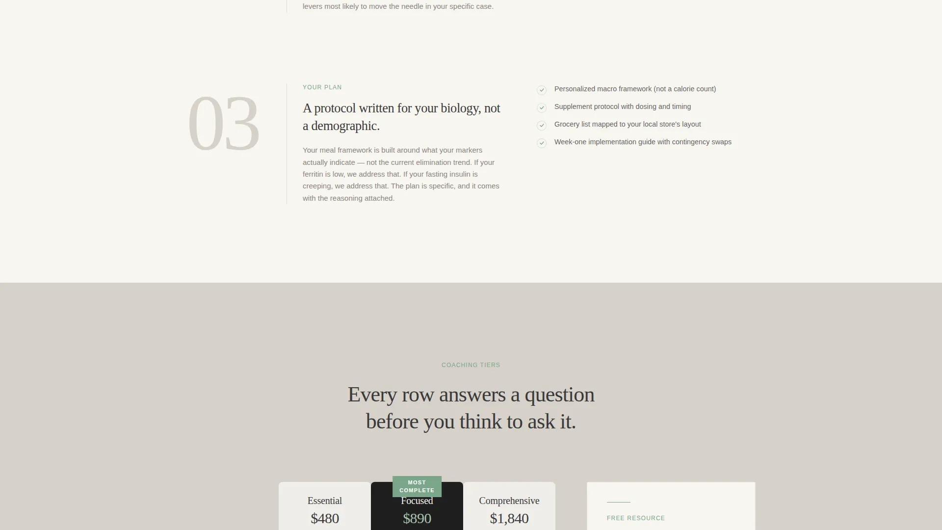 Evidence-Based Health Coach Landing Page Template