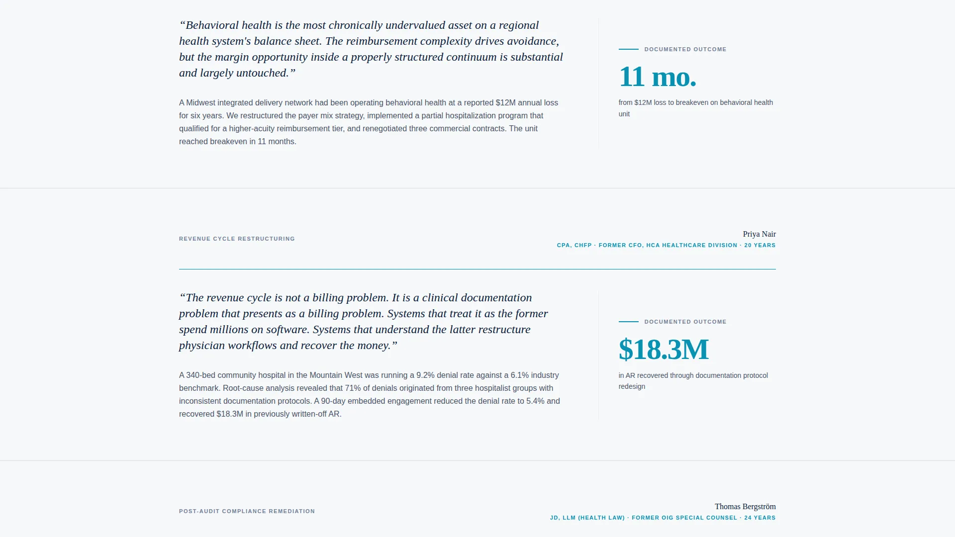 Specialist Consulting & Advisory Blog & Content Website Template