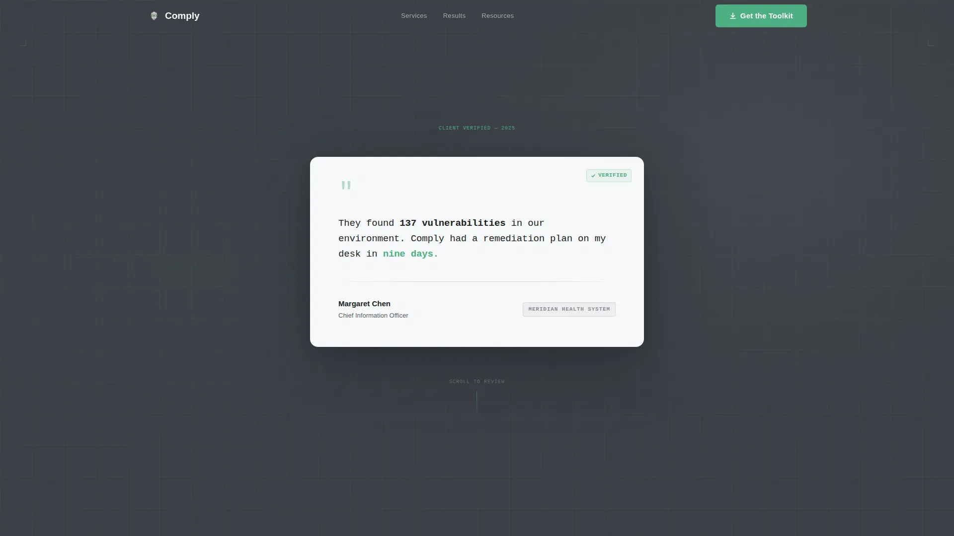 Healthcare Consulting Reviews Website Template