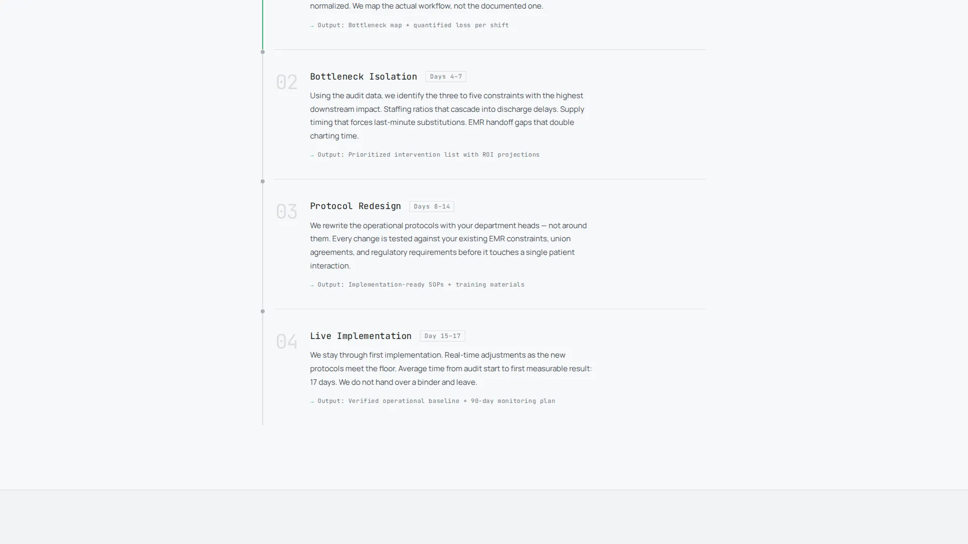 Precision Healthcare Consulting Landing Page Template