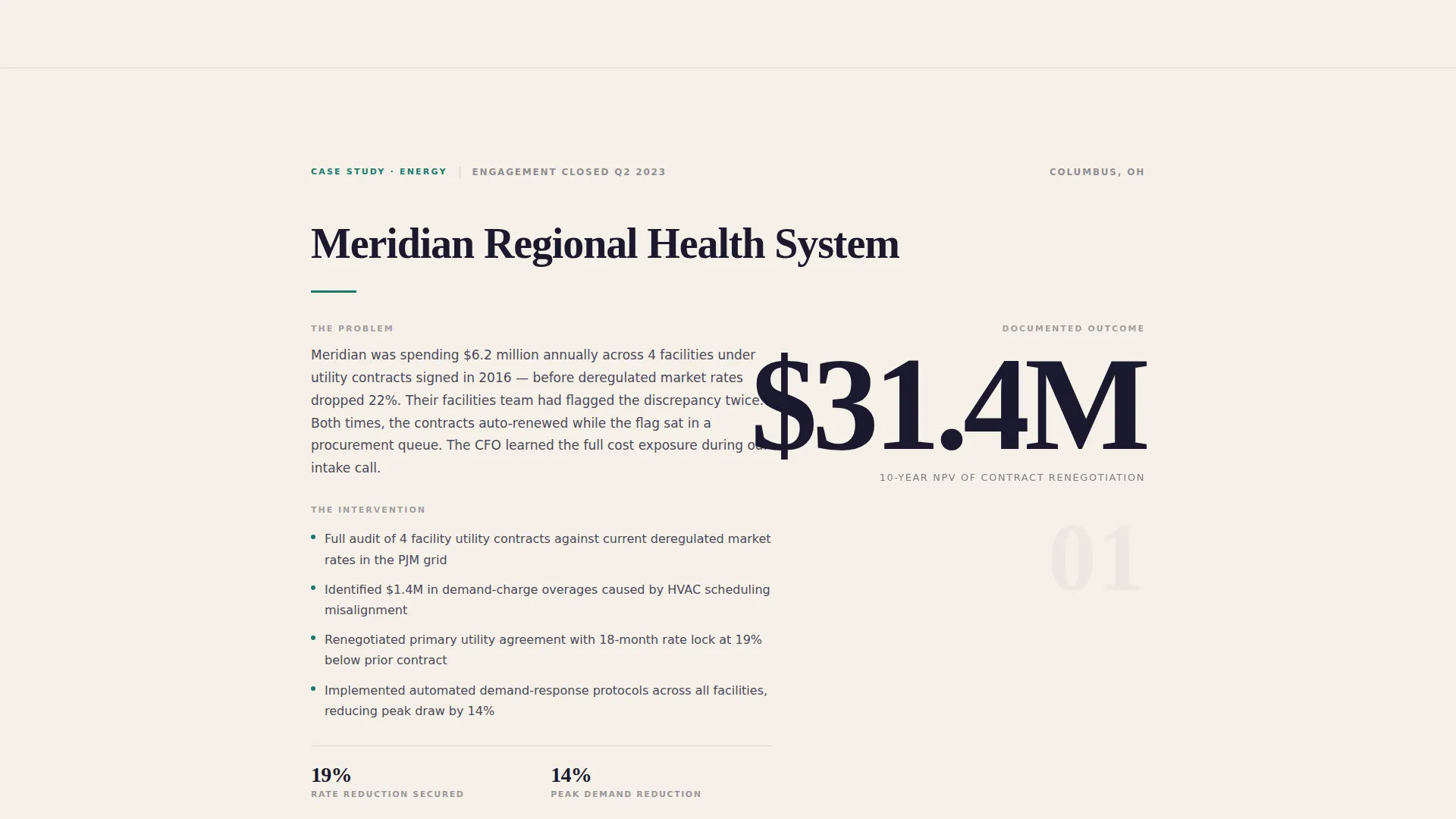 Authoritative Healthcare Landing Page Template