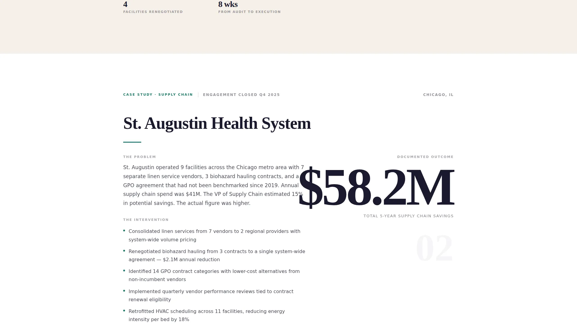 Authoritative Healthcare Landing Page Template