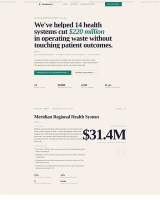 Authoritative Healthcare Landing Page Template