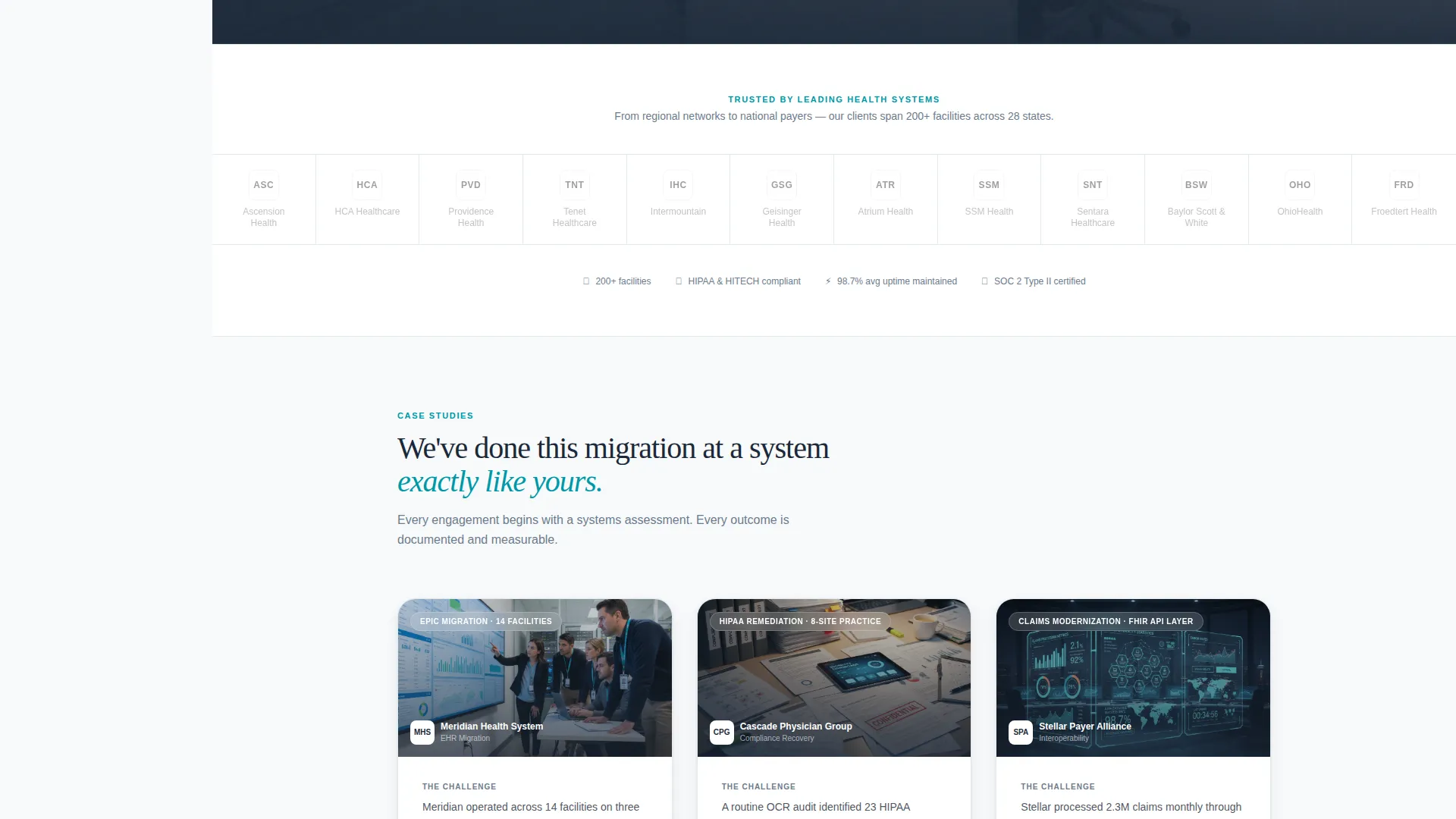 Healthcare Consulting Booking Website Template