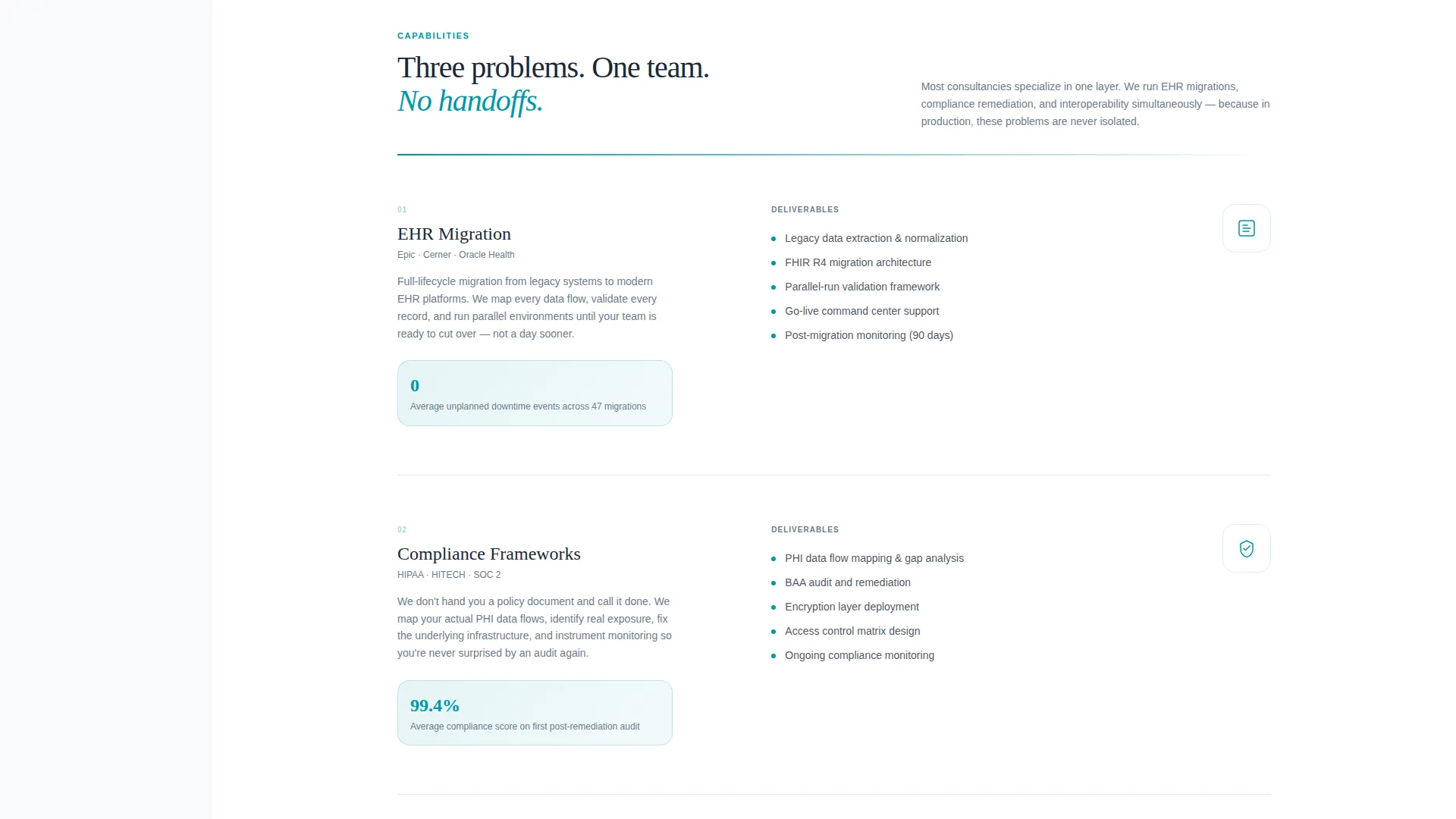 Healthcare Consulting Booking Website Template