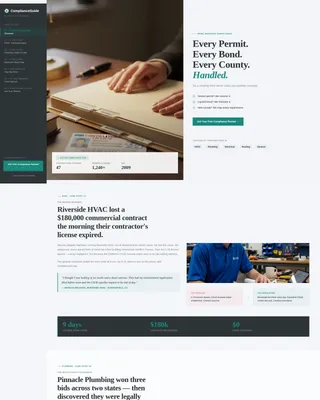 Home Services Compliance Consultant Landing Page