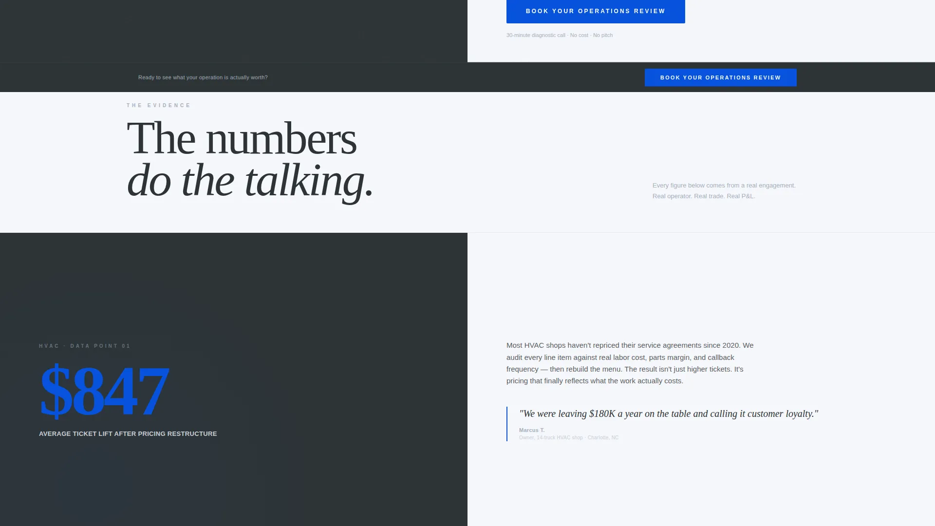 Home Services Consultant Booking Landing Page