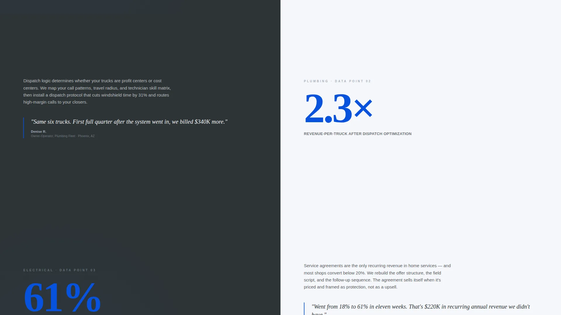 Home Services Consultant Booking Landing Page