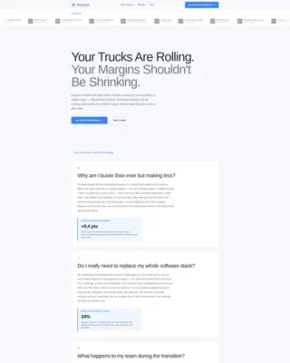 Home Services Operations Consultant Landing Page