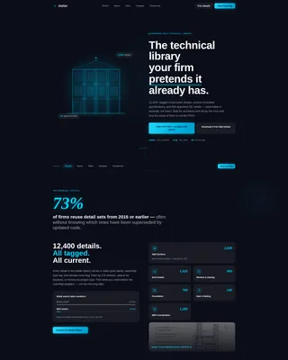 Architecture Membership Landing Page Template