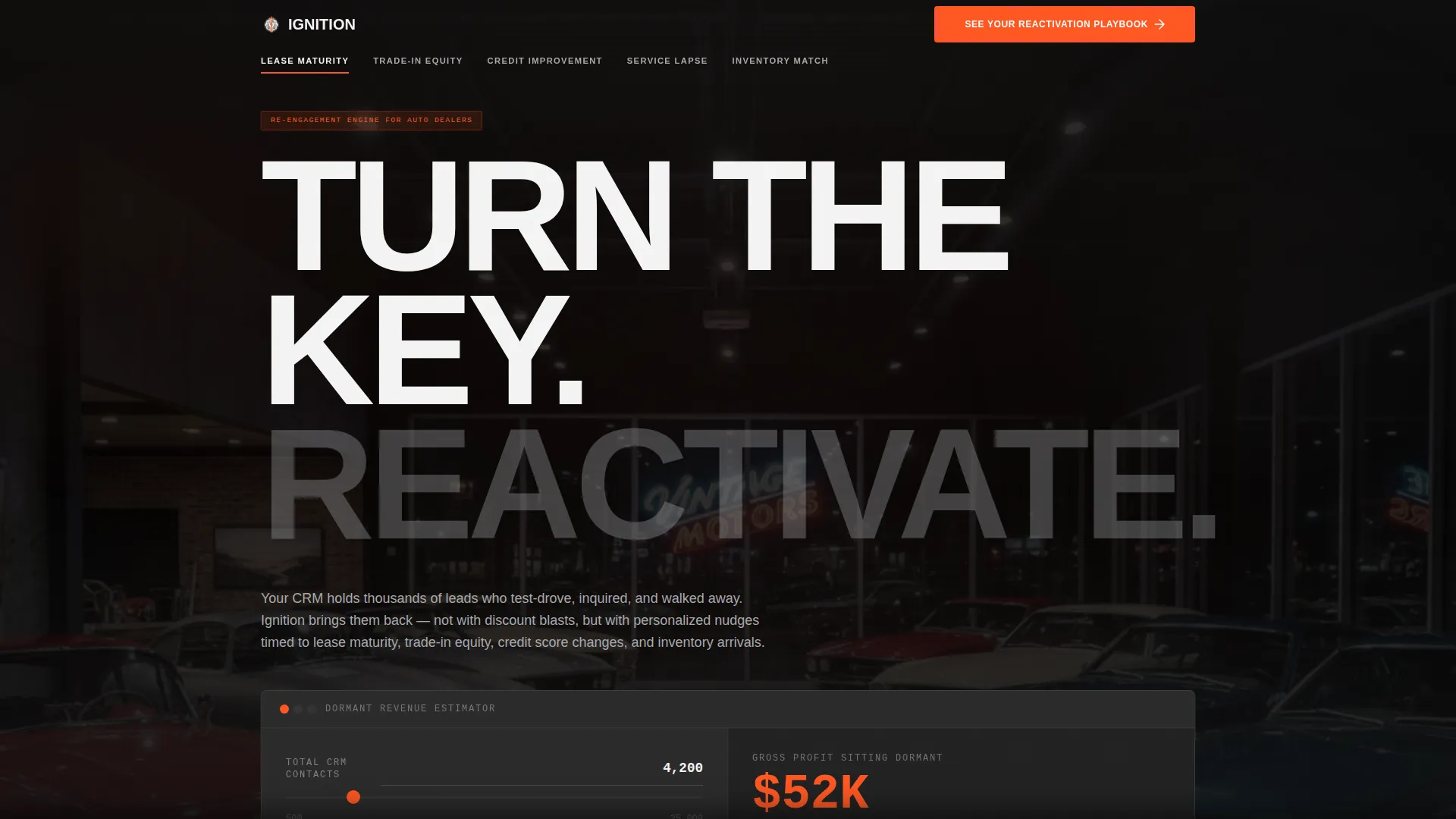 Auto Dealer Re-Engagement Email Landing Page