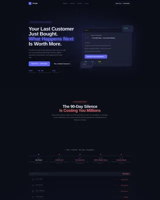 Auto Dealer Thank You Email Landing Page Template