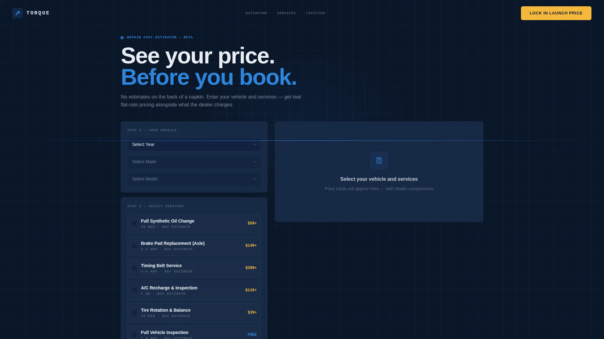 Auto Repair Shop Coming Soon Landing Page Template
