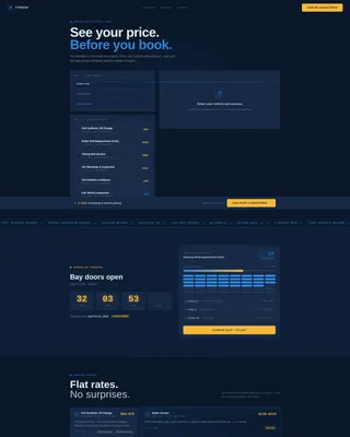 Auto Repair Shop Coming Soon Landing Page Template