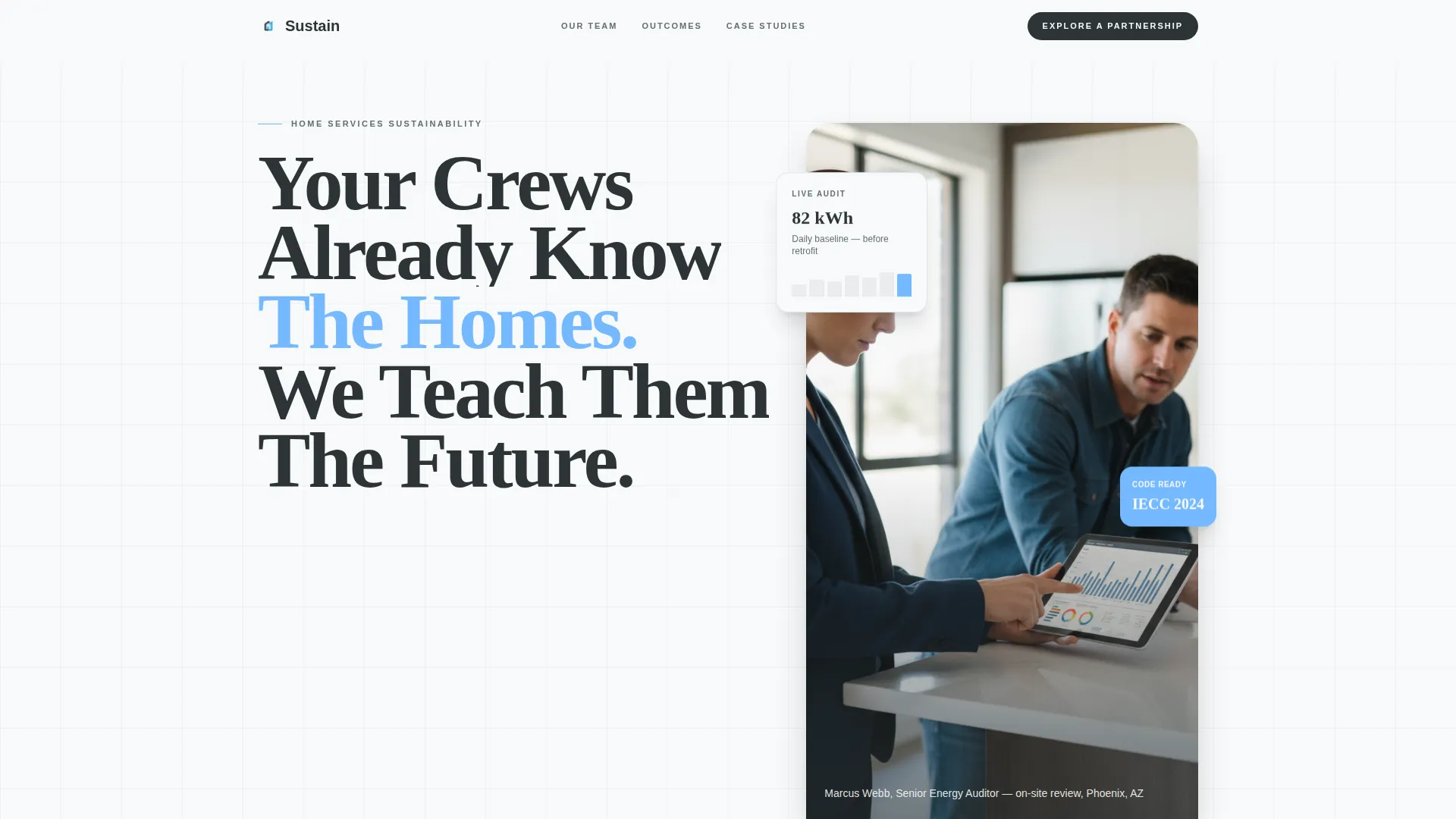 Modern Services Landing Page Template