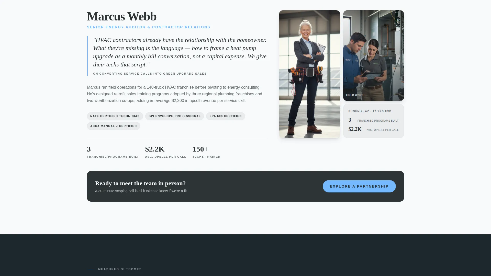 Modern Services Landing Page Template
