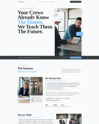 Modern Services Landing Page Template